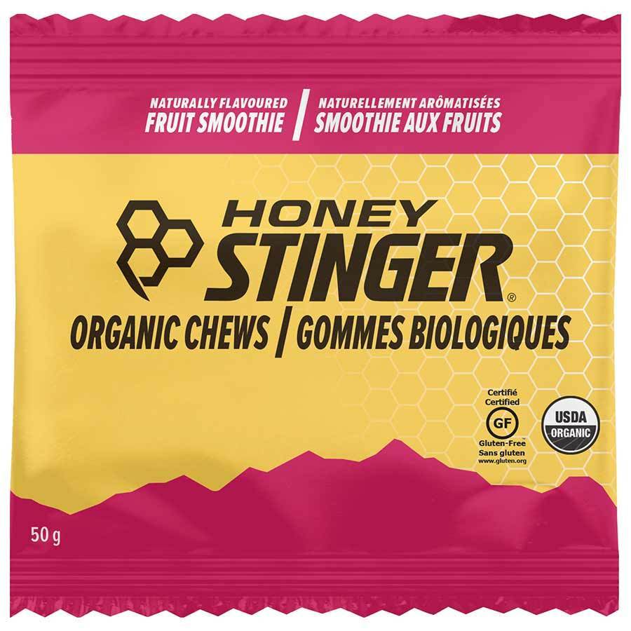 Honey Stinger Organic Energy Chews, Fruit Smoothie, Box of 12
