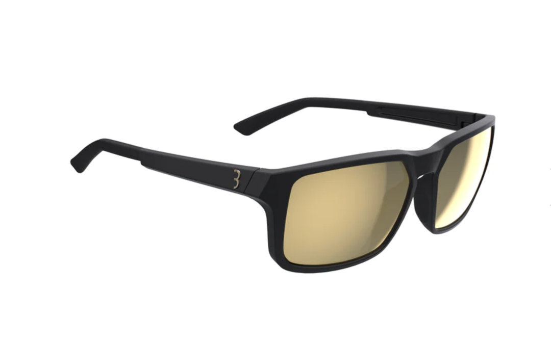 BBB :: BSG-66 Spectre Sport Sunglasses - Matte Black/MLC Gold Lens