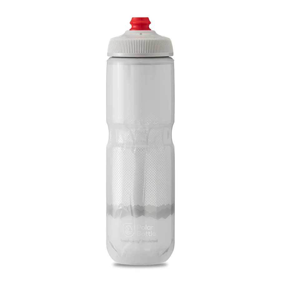 Polar Breakaway Insulated Water Bottle - 710ml/24oz, White/Silver