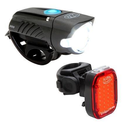NiteRider Rechargeable LED Light Combo, Swift 300 & VMax+ 150