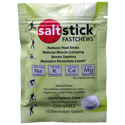 Saltstick Fastchews Chewable Tablets - Lemon Lime (Single Pack)