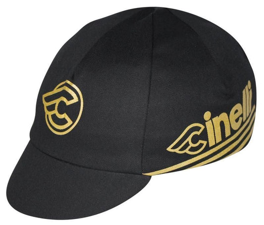 Cinelli Cycling Cap - Black & Gold