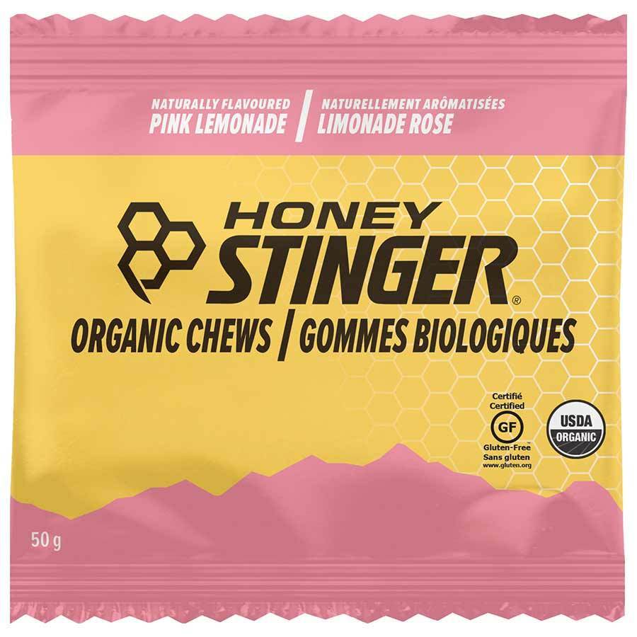 Honey Stinger Organic Energy Chews, Pink Lemonade, Box of 12