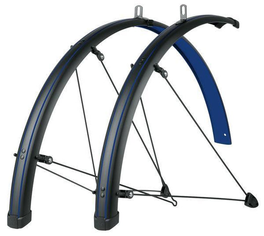 SKS Stingray 45mm Fenders, 700 x 28-37, Blazing Ocean Blue