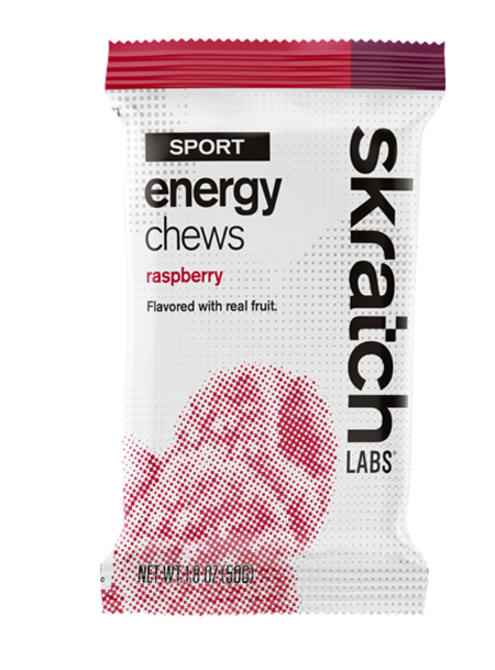 Skratch Labs :: Sport Energy Chews - Raspberry, Sold as Single