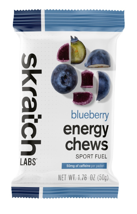 Skratch Labs :: Sport Fuel Energy Chews - Blueberry with Caffeine, Sold as Single