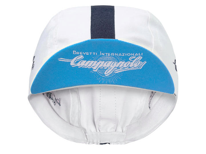 Campagnolo Classic Cycling  Cap White/Blue, one size-