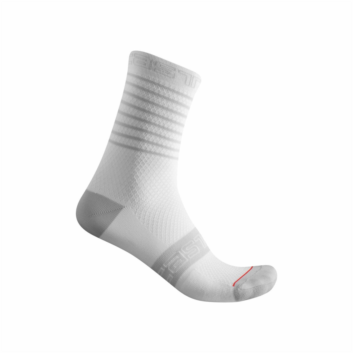 Castelli Superleggera Women's 12 Sock -- White Small/Med