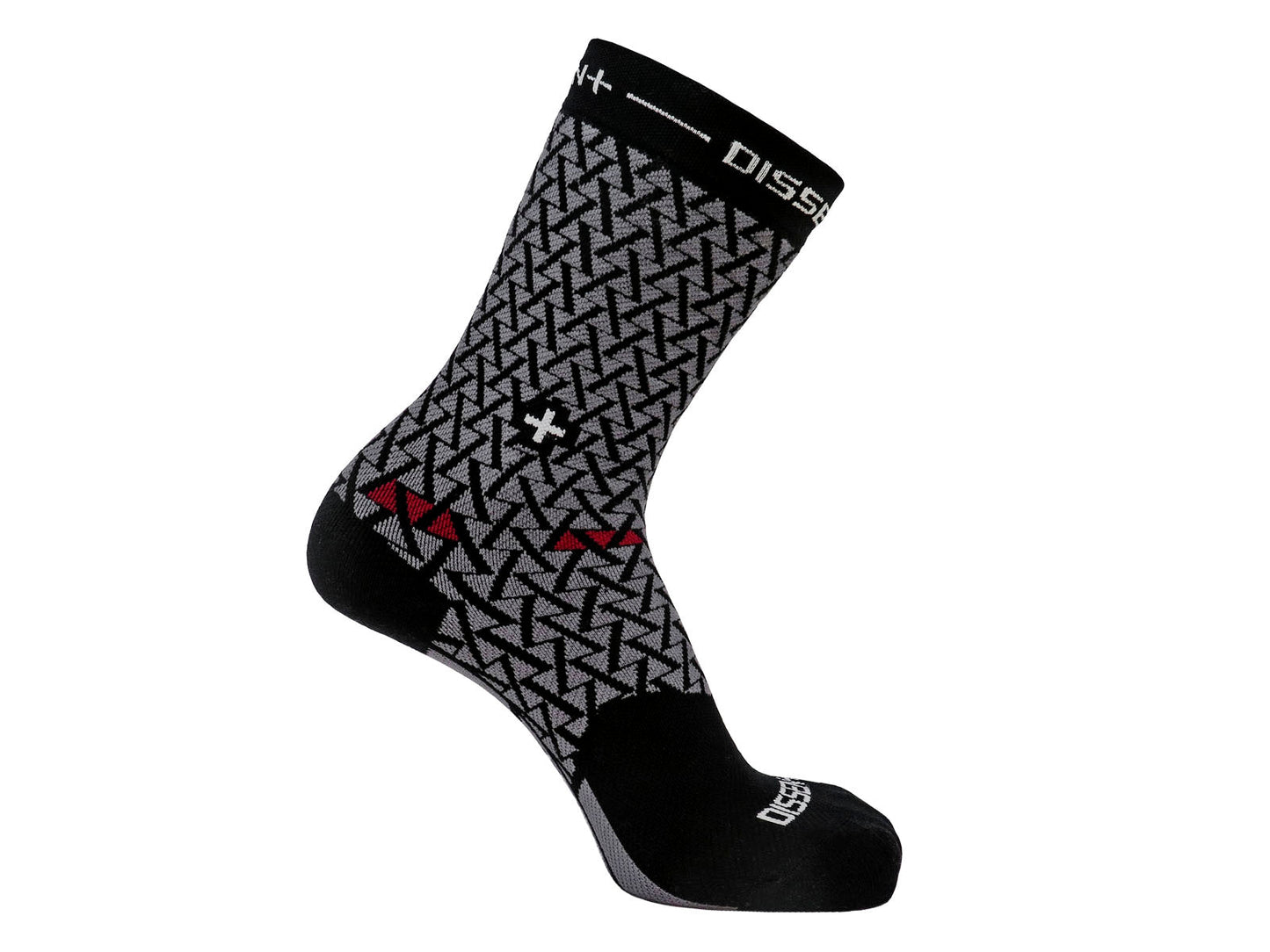 Dissent Semenuk Compression Sock -- Black/Grey-Small