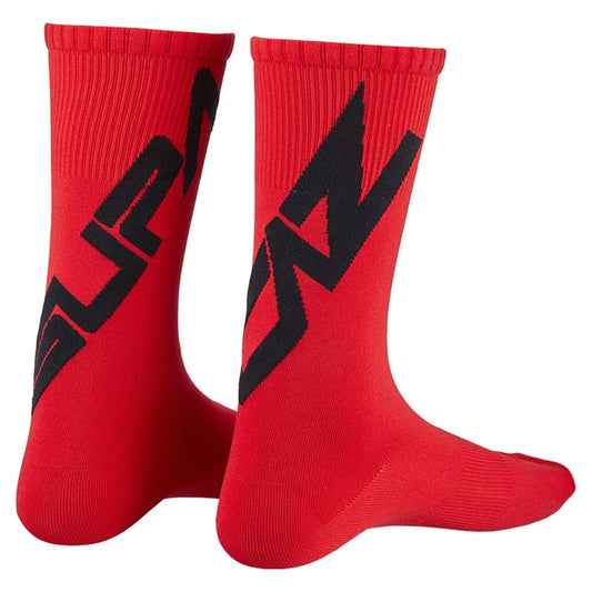 Supacaz, SupaSox Twisted, Socks, Black/Red-- Red Small